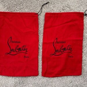 Christian Louboutin Red Dust Bags